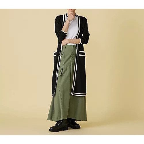 【マディソンブルー/MADISONBLUE】のBI-COLOR TRIM LONG CD 人気、トレンドファッション・服の通販 founy(ファニー) 　ファッション　Fashion　レディースファッション　Fashion for Women　トップス・カットソー　Cut & Sew Tops　エレガント 上品　Elegant　カーディガン　Cardigan, Knitwear　クラシック　Classic, Timeless Style　スポーティ　Sporty, Casual Athletic　フラット　Flat, Flat Shoes　ロング　Long, Long-Length　other-2|ID: prp329100004462192 ipo3291000000032706167