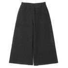 【プレインピープル/PLAIN PEOPLE】のウールダブルジャージワイドクロップドパンツ チャコールグレー|ID: prp329100004462204 ipo3291000000031229057