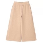 【プレインピープル/PLAIN PEOPLE】のウールダブルジャージワイドクロップドパンツ ベージュ|ID: prp329100004462204 ipo3291000000031229060
