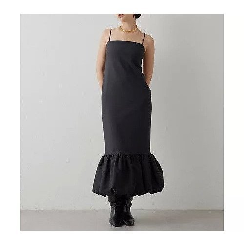 【ウィムガゼット/Whim Gazette】のバルーンキャミワンピース インテリア・キッズ・メンズ・レディースファッション・服の通販 founy(ファニー) 　ファッション　Fashion　レディースファッション　Fashion for Women　ワンピース　Dresses　キャミソールワンピース　Camisole Dresses　インナー　Innerwear　エレガント 上品　Elegant　キャミワンピース　Cami Dress, Slip Dress　ストレッチ　Stretch, Stretchy Fabric　バルーン　Balloon, Balloon Silhouette　ベーシック　Basic, Essential　ボンディング　Bonding, Bonded Fabric　ロマンティック　Romantic, Feminine Style　ブラック|ID: prp329100004462205 ipo3291000000031229067