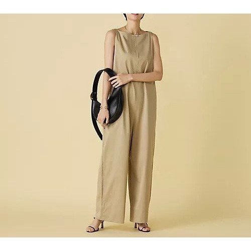 【マディソンブルー/MADISONBLUE】のBOAT NECK COMBINAISON CHINO インテリア・キッズ・メンズ・レディースファッション・服の通販 founy(ファニー) https://founy.com/ ファッション Fashion レディースファッション WOMEN ノースリーブ No Sleeve ロンパース Rompers |ID: prp329100004462208 ipo3291000000031229080