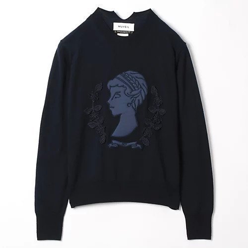 【ミュベール/MUVEIL】のカメオ刺繍PO インテリア・キッズ・メンズ・レディースファッション・服の通販 founy(ファニー) https://founy.com/ ファッション Fashion レディースファッション WOMEN 2024年 2024 2024-2025秋冬・A/W Aw/Autumn/Winter/Fw/Fall/2024-2025 なめらか Smooth クロシェ Crochet コンパクト Compact シンプル Simple スリット Slit 手編み Hand Knitting |ID: prp329100004462221 ipo3291000000031229148