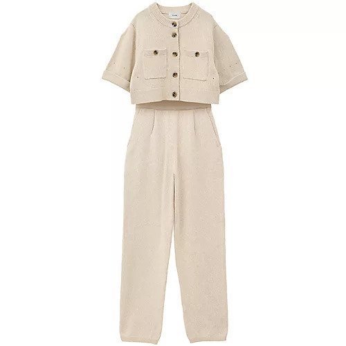 【クラネ/CLANE】のHALF SLEEVE KNIT TOPS & PANTS SET インテリア・キッズ・メンズ・レディースファッション・服の通販 founy(ファニー) https://founy.com/ ファッション Fashion レディースファッション WOMEN セットアップ Setup トップス Tops パンツ Pants 2024年 2024 2024-2025秋冬・A/W Aw/Autumn/Winter/Fw/Fall/2024-2025 おすすめ Recommend カーディガン Cardigan コンパクト Compact シンプル Simple スリーブ Sleeve ハーフ Half ロールアップ Roll Up |ID: prp329100004462224 ipo3291000000031229170