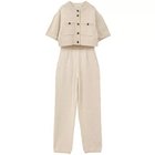 【クラネ/CLANE】のHALF SLEEVE KNIT TOPS & PANTS SET IVORY|ID: prp329100004462224 ipo3291000000031229171