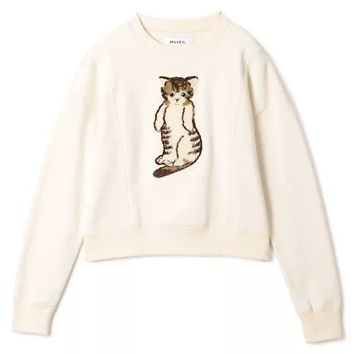 【ミュベール/MUVEIL】のネコ裏毛PO インテリア・キッズ・メンズ・レディースファッション・服の通販 founy(ファニー) https://founy.com/ ファッション Fashion レディースファッション WOMEN 2024年 2024 2024-2025秋冬・A/W Aw/Autumn/Winter/Fw/Fall/2024-2025 ネコ Cat |ID: prp329100004462225 ipo3291000000031229172