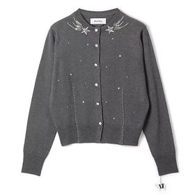 【ミュベール/MUVEIL】の星刺繍CD 人気、トレンドファッション・服の通販 founy(ファニー) ファッション Fashion レディースファッション WOMEN トップス・カットソー Tops/Tshirt 2024年 2024 2024-2025秋冬・A/W Aw/Autumn/Winter/Fw/Fall/2024-2025 カーディガン Cardigan ハンド Hand ビジュー Bijou モダン Modern |ID:prp329100004462226