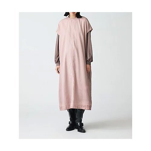 【ミズイロ インド/mizuiro ind】のピグメントダイギャザーネックワンピース 人気、トレンドファッション・服の通販 founy(ファニー) 　ファッション　Fashion　レディースファッション　WOMEN　ワンピース　Dress　サテン　Satin　シンプル　Simple　今季　This Season　半袖　Short Sleeve　A/W・秋冬　Aw・Autumn/Winter・Fw・Fall-Winter　other-2|ID: prp329100004462234 ipo3291000000031243914