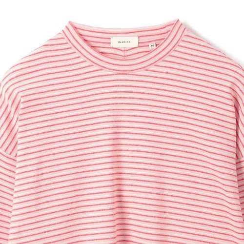 【ブラミンク/BLAMINK】のコットンマルチボーダーロングスリーブ 人気、トレンドファッション・服の通販 founy(ファニー) 　ファッション　Fashion　レディースファッション　Fashion for Women　2025年　2025　2025春夏・S/S　Spring/Summer 2025 SS25　カットソー　Cut and Sewn Top　チェック　Check, Plaid, Tartan　ボーダー　Border, Stripe　other-3|ID: prp329100004462265 ipo3291000000036035339