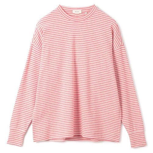 【ブラミンク/BLAMINK】のコットンマルチボーダーロングスリーブ インテリア・キッズ・メンズ・レディースファッション・服の通販 founy(ファニー) https://founy.com/ ファッション Fashion レディースファッション Fashion for Women 2025年 2025 2025春夏・S/S Spring/Summer 2025 SS25 カットソー Cut and Sewn Top チェック Check, Plaid, Tartan ボーダー Border, Stripe |ID: prp329100004462265 ipo3291000000036313649