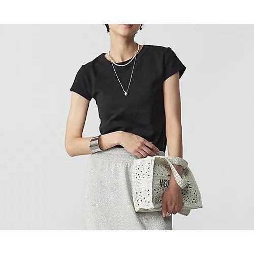 【マディソンブルー/MADISONBLUE】のCREW NECK TEE インテリア・キッズ・メンズ・レディースファッション・服の通販 founy(ファニー) https://founy.com/ ファッション Fashion レディースファッション WOMEN カットソー Cut And Sew コンパクト Compact シンプル Simple スリーブ Sleeve バランス Balance フィット Fit フレンチ French |ID: prp329100004462278 ipo3291000000031229397