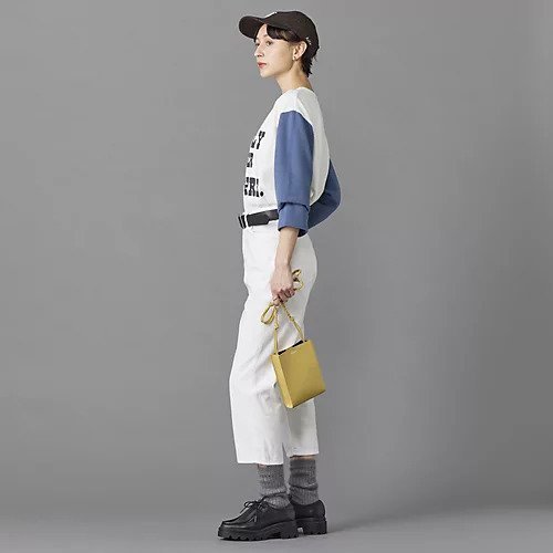 【マディソンブルー/MADISONBLUE】のBI-COLOR LONG SLEEVE TEE 人気、トレンドファッション・服の通販 founy(ファニー) 　ファッション　Fashion　レディースファッション　Ladies' Fashion Online　トップス・カットソー　Tops/Tshirt　カットソー　Cut And Sew　デニム　Denim　プリント　Print　人気　Popularity　洗える　Washable　other-3|ID: prp329100004462280 ipo3291000000032586849