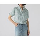 【マディソンブルー/MADISONBLUE】のRELAXED FIT S/S SH STRIPE グリーン|ID: prp329100004462281 ipo3291000000031229404