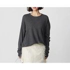 【マディソンブルー/MADISONBLUE】のSTONE WASH LOOSE CREW NECK PO 人気、トレンドファッション・服の通販 founy(ファニー) ファッション Fashion レディースファッション Fashion for Women イタリア Italy フィット Fit, Slim Fit ルーズ Loose, Oversized ヴィンテージ Vintage Style エレガント 上品 Elegant thumbnail GRAY|ID: prp329100004462292 ipo3291000000035819490