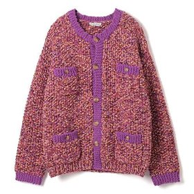 【マディソンブルー/MADISONBLUE】 HAND-KNITTED CUNKY KN CD人気、トレンドファッション・服の通販 founy(ファニー) ファッション Fashion レディースファッション Fashion for Women トップス・カットソー Cut & Sew Tops ニット Knit Tops & Sweaters イタリア Italy カラフル Colorful Design カーディガン Cardigan, Knitwear 手編み Hand-Knitted, Handmade Knit 鹿の子 Piqué, Kanoko Fabric |ID:prp329100004462293