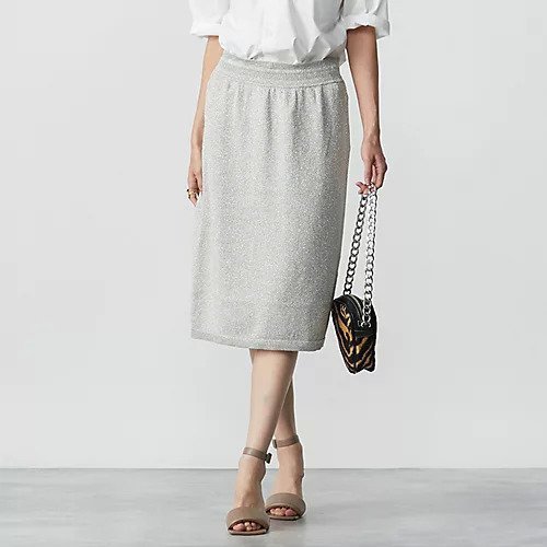 【マディソンブルー/MADISONBLUE】のI-LINE SK LAME インテリア・キッズ・メンズ・レディースファッション・服の通販 founy(ファニー) https://founy.com/ ファッション Fashion レディースファッション WOMEN シンプル Simple ストレッチ Stretch 日本製 Made In Japan |ID: prp329100004462300 ipo3291000000031229448