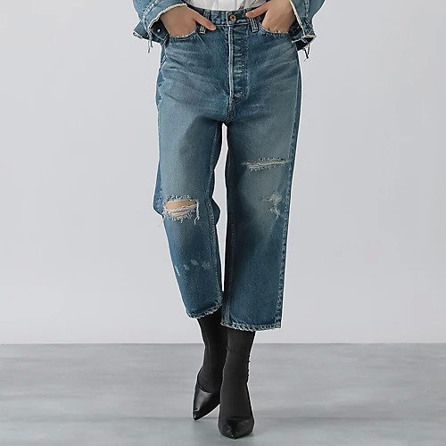 【マディソンブルー/MADISONBLUE】のCRASHED SAROUEL PT DENIM インテリア・キッズ・メンズ・レディースファッション・服の通販 founy(ファニー) https://founy.com/ ファッション Fashion レディースファッション WOMEN クラッシュ Crash サルエル Sarouel デニム Denim ポケット Pocket |ID: prp329100004462306 ipo3291000000031229460