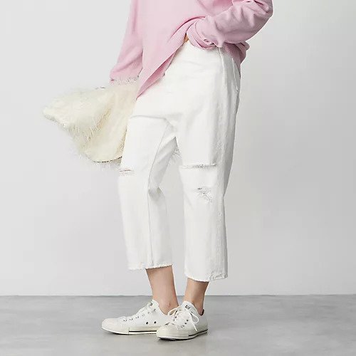 【マディソンブルー/MADISONBLUE】のCRASHED SAROUEL PT DENIM インテリア・キッズ・メンズ・レディースファッション・服の通販 founy(ファニー) https://founy.com/ ファッション Fashion レディースファッション WOMEN デニム Denim ブリーチ Bleach ヴィンテージ Vintage |ID: prp329100004462307 ipo3291000000031229462