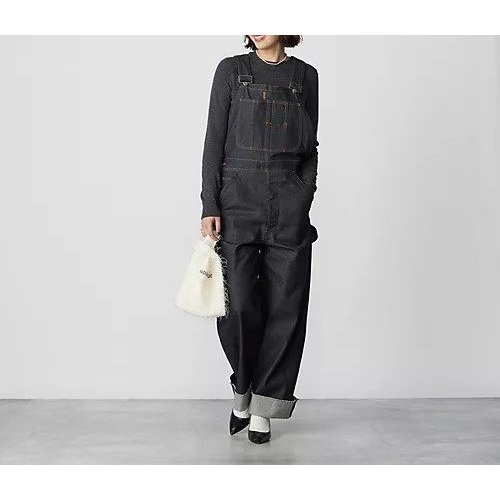 【マディソンブルー/MADISONBLUE】のBIBALL WIDE PT NO FADE DENIM 人気、トレンドファッション・服の通販 founy(ファニー) 　ファッション　Fashion　レディースファッション　WOMEN　ルーズ　Loose　other-2|ID: prp329100004462310 ipo3291000000031244149
