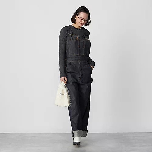 【マディソンブルー/MADISONBLUE】のBIBALL WIDE PT NO FADE DENIM 人気、トレンドファッション・服の通販 founy(ファニー) 　ファッション　Fashion　レディースファッション　WOMEN　ルーズ　Loose　other-3|ID: prp329100004462310 ipo3291000000031244150