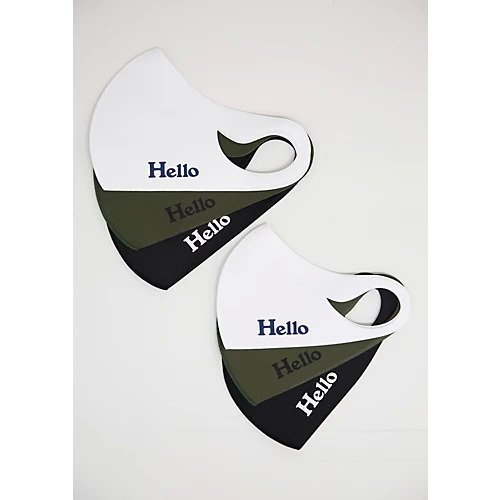 【マディソンブルー/MADISONBLUE】のHELLO MASK (3色セット) インテリア・キッズ・メンズ・レディースファッション・服の通販 founy(ファニー) https://founy.com/ ファッション Fashion レディースファッション WOMEN ハンド Hand フィット Fit |ID: prp329100004462315 ipo3291000000031229480