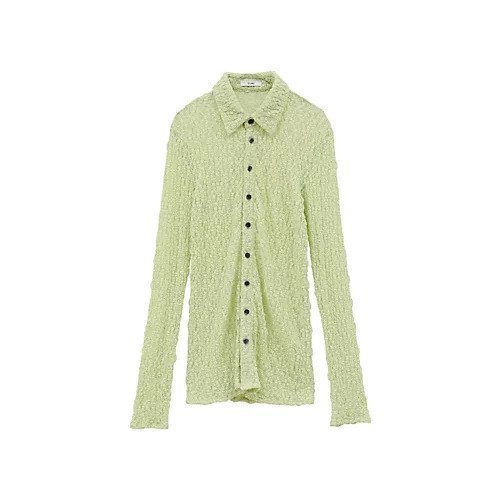【クラネ/CLANE】のLADY LACE SHIRT インテリア・キッズ・メンズ・レディースファッション・服の通販 founy(ファニー) 　ファッション　Fashion　レディースファッション　Ladies' Fashion Online　トップス・カットソー　Tops/Tshirt　シャツ/ブラウス　Shirts/Blouses　2025年　2025　2025春夏・S/S　Ss,Spring/Summer,2025　ストレッチ　Stretch　レース　Race　MINT|ID: prp329100004462320 ipo3291000000032524431