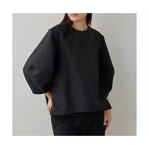 【ウィムガゼット/Whim Gazette】の【THE PAUSE】ジャガードパフスリーブブラウス インテリア・キッズ・メンズ・レディースファッション・服の通販 founy(ファニー) https://founy.com/ ファッション Fashion レディースファッション Fashion for Women トップス・カットソー Cut & Sew Tops シャツ・ブラウス・オフィスカジュアル Elegant Blouses & Button-Ups ヴィンテージ Vintage Style グラデーション Gradient, Ombre スリーブ Sleeve, Long Sleeve / Short Sleeve モダン Modern, Contemporary ロマンティック Romantic, Feminine Style ワーク Workwear, Utility Style セレモニー Ceremony |ID: prp329100004462323 ipo3291000000031229501