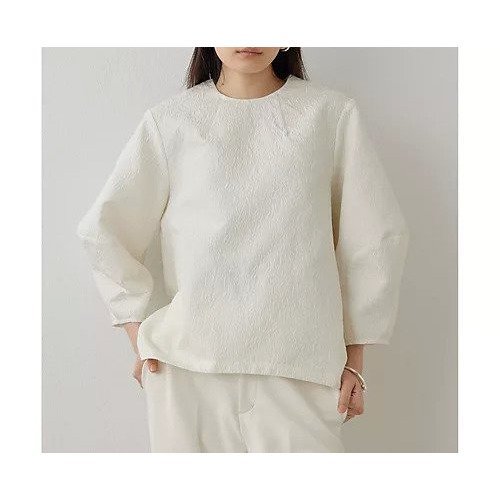 【ウィムガゼット/Whim Gazette】の【THE PAUSE】ジャガードパフスリーブブラウス 人気、トレンドファッション・服の通販 founy(ファニー) 　ファッション　Fashion　レディースファッション　Fashion for Women　トップス・カットソー　Cut & Sew Tops　シャツ・ブラウス・オフィスカジュアル　Elegant Blouses & Button-Ups　ヴィンテージ　Vintage Style　グラデーション　Gradient, Ombre　スリーブ　Sleeve, Long Sleeve / Short Sleeve　モダン　Modern, Contemporary　ロマンティック　Romantic, Feminine Style　ワーク　Workwear, Utility Style　セレモニー　Ceremony　other-2|ID: prp329100004462323 ipo3291000000031244188