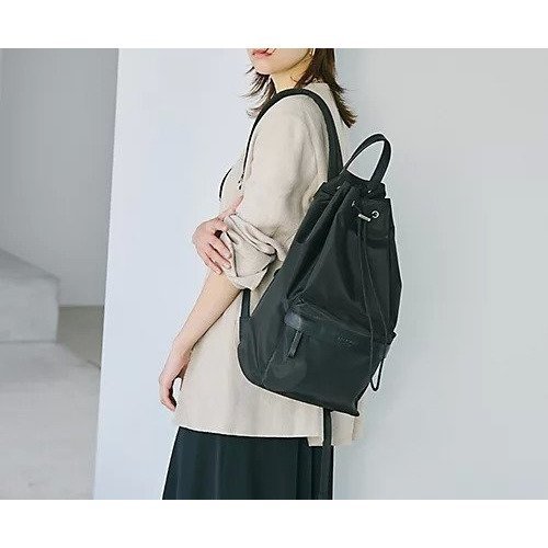 【トプカピ/TOPKAPI】の【TREASURE TOPKAPI】ナイロン ドロスト シンプル リュック 人気、トレンドファッション・服の通販 founy(ファニー) 　ファッション　Fashion　レディースファッション　WOMEN　コンビ　Combination　シンプル　Simple　スタイリッシュ　Stylish　ポケット　Pocket　メッシュ　Mesh　リュック　Ruck Sack　巾着　Purse　軽量　Lightweight　other-2|ID: prp329100004462334 ipo3291000000031244228