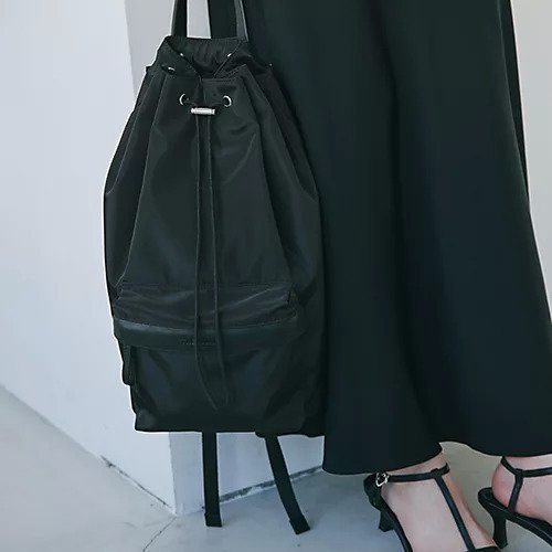 【トプカピ/TOPKAPI】の【TREASURE TOPKAPI】ナイロン ドロスト シンプル リュック 人気、トレンドファッション・服の通販 founy(ファニー) 　ファッション　Fashion　レディースファッション　WOMEN　コンビ　Combination　シンプル　Simple　スタイリッシュ　Stylish　ポケット　Pocket　メッシュ　Mesh　リュック　Ruck Sack　巾着　Purse　軽量　Lightweight　other-3|ID: prp329100004462334 ipo3291000000031244230