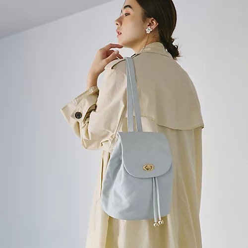 【トプカピ/TOPKAPI】の【TREASURE TOPKAPI】ソフトレザー キルティング チェーン付き ミニ リュック 人気、トレンドファッション・服の通販 founy(ファニー) 　ファッション　Fashion　レディースファッション　WOMEN　エレガント 上品　Elegant　キルティング　Quilting　巾着　Purse　チェーン　Chain　フラップ　Flap　ポケット　Pocket　リュック　Ruck Sack　other-2|ID: prp329100004462335 ipo3291000000031244231