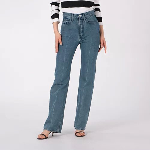 【マディソンブルー/MADISONBLUE】のHIGH WAIST FLARE DENIM 人気、トレンドファッション・服の通販 founy(ファニー) 　ファッション　Fashion　レディースファッション　WOMEN　ストレッチ　Stretch　センター　Center　デニム　Denim　フレア　Flare　ポケット　Pocket　other-2|ID: prp329100004462336 ipo3291000000031244234