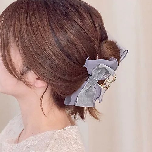 【フィービィー/phoebe】のボリュームベロアリボンバンスクリップ 人気、トレンドファッション・服の通販 founy(ファニー) 　ファッション　Fashion　レディースファッション　WOMEN　トップス・カットソー　Tops/Tshirt　ベロア　Velour　おすすめ　Recommend　ハーフ　Half　ベロア　Velor　ロング　Long　other-3|ID: prp329100004462342 ipo3291000000031244255