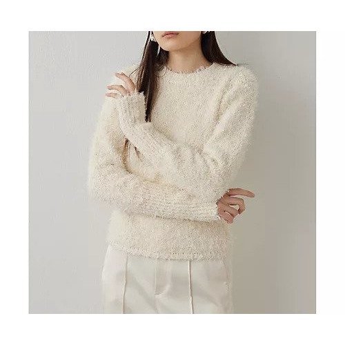 【ウィムガゼット/Whim Gazette】のツィードニットプルオーバー 人気、トレンドファッション・服の通販 founy(ファニー) 　ファッション　Fashion　レディースファッション　Fashion for Women　トップス・カットソー　Cut & Sew Tops　ニット　Knit Tops & Sweaters　カジュアルプルオーバー・ニットトップス　Pullovers & Knit Tops / Casual Pullovers　2025年　2025　2025春夏・S/S　Spring/Summer 2025 SS25　コンパクト　Compact, Small Size　シンプル　Simple, Minimal　ストレッチ　Stretch, Stretchy Fabric　ツイード　Twill, Twill Weave　トレンド　Trend, Trending Now　other-3|ID: prp329100004462351 ipo3291000000031244281
