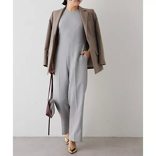 【ウィムガゼット/Whim Gazette】のダブルクロスオールインワン 人気、トレンドファッション・服の通販 founy(ファニー) 　ファッション　Fashion　レディースファッション　Ladies' Fashion Online　ワンピース　Dress　オールインワン ワンピース　All In One Dress　クール　Cool　ストレッチ　Stretch　センター　Center　エレガント 上品　Elegant　 other-1|ID: prp329100004462353 ipo3291000000031229583