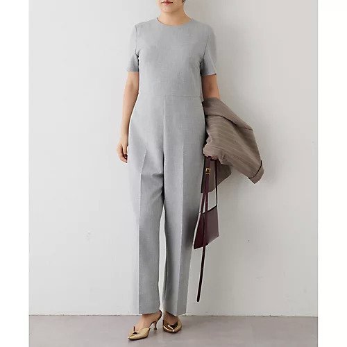 【ウィムガゼット/Whim Gazette】のダブルクロスオールインワン 人気、トレンドファッション・服の通販 founy(ファニー) 　ファッション　Fashion　レディースファッション　Ladies' Fashion Online　ワンピース　Dress　オールインワン ワンピース　All In One Dress　クール　Cool　ストレッチ　Stretch　センター　Center　エレガント 上品　Elegant　other-2|ID: prp329100004462353 ipo3291000000031244285