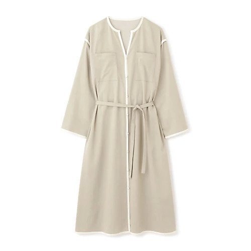 【アドーア/ADORE】のブライトツイルワンピース インテリア・キッズ・メンズ・レディースファッション・服の通販 founy(ファニー) 　ファッション　Fashion　レディースファッション　Fashion for Women　ワンピース　Dresses　おすすめ　Recommended / Our Picks　サテン　Satin, Glossy Fabric　スタンダード　Standard, Basic　スリット　Slit, Slit Detail　セットアップ　Set-Up, Coordinated Outfit　ツイル　Twist, Twisted Detail　デニム　Denim, Jeans Material　ロング　Long, Long-Length　エレガント 上品　Elegant　ベージュ|ID: prp329100004462357 ipo3291000000034525327