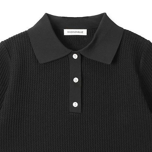 【マディソンブルー/MADISONBLUE】のPOLO KNIT MESH 人気、トレンドファッション・服の通販 founy(ファニー) 　ファッション　Fashion　レディースファッション　WOMEN　トップス・カットソー　Tops/Tshirt　ニット　Knit Tops　メッシュ　Mesh　ロング　Long　洗える　Washable　軽量　Lightweight　other-3|ID: prp329100004462358 ipo3291000000031244303