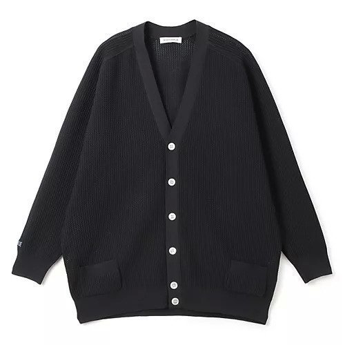 【マディソンブルー/MADISONBLUE】のBIG KNIT V CD MESH インテリア・キッズ・メンズ・レディースファッション・服の通販 founy(ファニー) 　ファッション　Fashion　レディースファッション　WOMEN　トップス・カットソー　Tops/Tshirt　ニット　Knit Tops　カーディガン　Cardigan　スポーティ　Sporty　メッシュ　Mesh　洗える　Washable　NAVY|ID: prp329100004462359 ipo3291000000031229599
