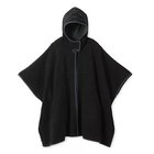 【プレインピープル/PLAIN PEOPLE】のジロンラムジャージリバーシブルポンチョコート ブラック|ID: prp329100004462361 ipo3291000000031229603