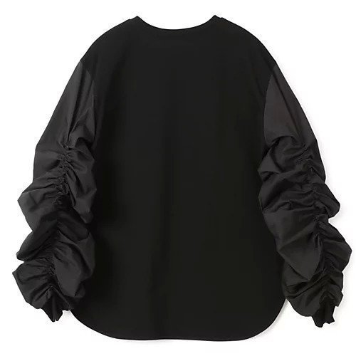 【プレインピープル/PLAIN PEOPLE】のアルビニオーガニックジャージ袖ギャザープルオーバー 人気、トレンドファッション・服の通販 founy(ファニー) 　ファッション　Fashion　レディースファッション　WOMEN　トップス・カットソー　Tops/Tshirt　プルオーバー　Pullover　イタリア　Italy　ギャザー　Gather　ラウンド　Round　洗える　Washable　other-2|ID: prp329100004462362 ipo3291000000031244313