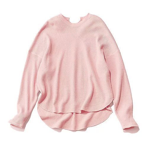 【サードマガジン/THIRD MAGAZINE】の【Marisol別注】ワッフルプルオーバー インテリア・キッズ・メンズ・レディースファッション・服の通販 founy(ファニー) 　ファッション　Fashion　レディースファッション　Fashion for Women　トップス・カットソー　Cut & Sew Tops　カジュアルプルオーバー・ニットトップス　Pullovers & Knit Tops / Casual Pullovers　ベビー　Baby, Babywear　ラウンド　Round, Round Neck　ワッフル　Waffle, Waffle Knit　別注　Limited Edition, Custom Order　洗える　Machine Washable　ピンク|ID: prp329100004462363 ipo3291000000035299708
