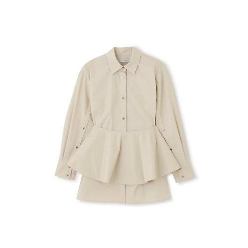 【アドーア/ADORE】のクリアブロードブラウス 人気、トレンドファッション・服の通販 founy(ファニー) 　ファッション　Fashion　レディースファッション　Fashion for Women　トップス・カットソー　Cut & Sew Tops　シャツ・ブラウス・オフィスカジュアル　Elegant Blouses & Button-Ups　おすすめ　Recommended / Our Picks　サテン　Satin, Glossy Fabric　シンプル　Simple, Minimal　スタンダード　Standard, Basic　ストライプ　Stripe, Striped Pattern　フィット　Fit, Slim Fit　ペプラム　Peplum, Flared Hem　other-3|ID: prp329100004462371 ipo3291000000031244341