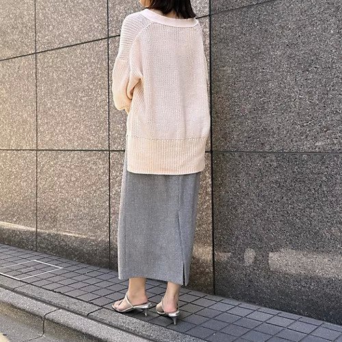 【スリー ドッツ/three dots】のコットン100%畦編みカーディガン 人気、トレンドファッション・服の通販 founy(ファニー) 　ファッション　Fashion　レディースファッション　WOMEN　トップス・カットソー　Tops/Tshirt　カーディガン　Cardigans　畦編みニット　Cardigan Stitch　カーディガン　Cardigan　ビッグ　Big　夏　Summer　春　Spring　洗える　Washable　畦　Ridge　other-3|ID: prp329100004462374 ipo3291000000031823575