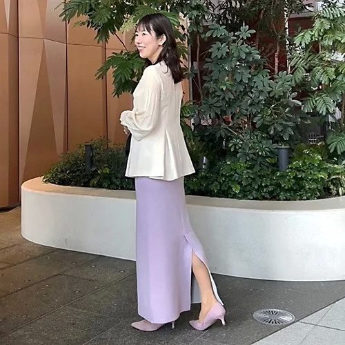 【カオス/Chaos】の【Marisol別注】レニーリバースカート 人気、トレンドファッション・服の通販 founy(ファニー) 　ファッション　Fashion　レディースファッション　WOMEN　スカート　Skirt　なめらか　Smooth　ダブル　Double　フェイス　Face　フェミニン　Feminine　ラベンダー　Lavender　別注　Special Order　洗える　Washable　other-3|ID: prp329100004462375 ipo3291000000031244351