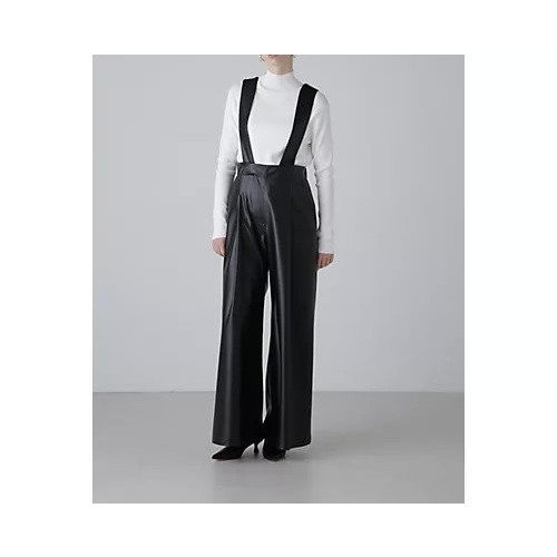 【アドーア/ADORE】のストラップオーバーオールフェイクレザー インテリア・キッズ・メンズ・レディースファッション・服の通販 founy(ファニー) 　ファッション　Fashion　レディースファッション　Fashion for Women　おすすめ　Recommended / Our Picks　スタンダード　Standard, Basic　フィット　Fit, Slim Fit　ラップ　Wrap, Wrap Design　冬　Winter / This Winter　A/W・秋冬　Autumn/Winter　ブラック|ID: prp329100004462376 ipo3291000000031229639