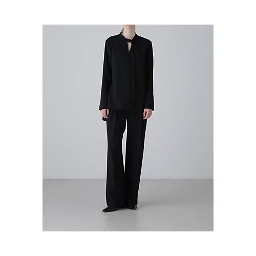【アドーア/ADORE】のドライタッチジョーゼットパンツ インテリア・キッズ・メンズ・レディースファッション・服の通販 founy(ファニー) 　ファッション　Fashion　レディースファッション　WOMEN　パンツ　Pants　おすすめ　Recommend　スタンダード　Standard　ストレート　Straight　セットアップ　Set Up　ドレープ　Drape　フィット　Fit　ブラック|ID: prp329100004462378 ipo3291000000031229644