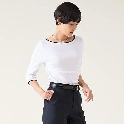 【マルティニーク/martinique】のバイカラーパイピングPO 人気、トレンドファッション・服の通販 founy(ファニー) 　ファッション　Fashion　レディースファッション　Fashion for Women　おすすめ　Recommended / Our Picks　インナー　Innerwear　カットソー　Cut and Sewn Top　クラシカル　Classical, Vintage-Inspired　ジャケット　Jacket, Outerwear　ストレッチ　Stretch, Stretchy Fabric　テレコ　Ribbed, Rib Stitch　パイピング　Piping, Trim Design　夏　Summer　春　Spring　無地　Plain, Solid Color　other-2|ID: prp329100004462405 ipo3291000000031244447
