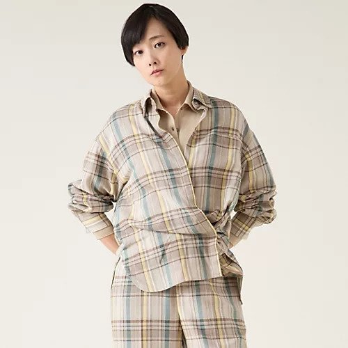 【マルティニーク/martinique】のチェックシャツ(セットアップ可) インテリア・キッズ・メンズ・レディースファッション・服の通販 founy(ファニー) https://founy.com/ ファッション Fashion レディースファッション WOMEN トップス・カットソー Tops/Tshirt シャツ/ブラウス Shirts/Blouses おすすめ Recommend カシュクール Cachecoeur セットアップ Set Up チェック Check リラックス Relax レギュラー Regular |ID: prp329100004462409 ipo3291000000031229724