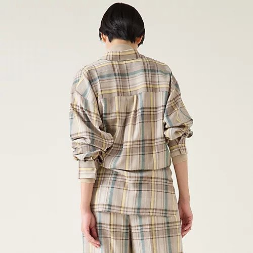 【マルティニーク/martinique】のチェックシャツ(セットアップ可) 人気、トレンドファッション・服の通販 founy(ファニー) 　ファッション　Fashion　レディースファッション　WOMEN　トップス・カットソー　Tops/Tshirt　シャツ/ブラウス　Shirts/Blouses　おすすめ　Recommend　カシュクール　Cachecoeur　セットアップ　Set Up　チェック　Check　リラックス　Relax　レギュラー　Regular　other-3|ID: prp329100004462409 ipo3291000000031244462