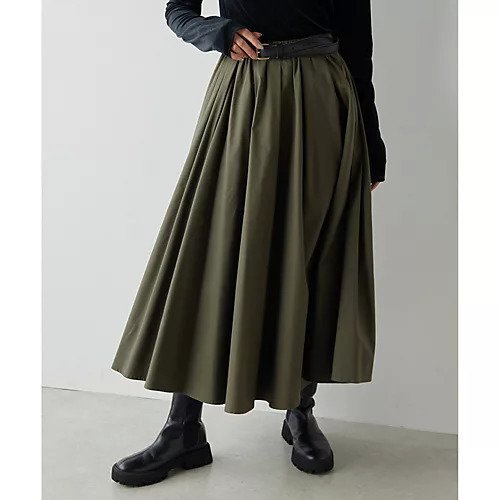 【ウィムガゼット/Whim Gazette】のナイロンツイルスカート 人気、トレンドファッション・服の通販 founy(ファニー) 　ファッション　Fashion　レディースファッション　Fashion for Women　スカート　Skirts　2025年　2025　2025春夏・S/S　Spring/Summer 2025 SS25　ギャザー　Gathered, Ruffled　パターン　Pattern, Design Print　ミリタリー　Military, Army Style　エレガント 上品　Elegant　 other-1|ID: prp329100004462414 ipo3291000000031229738